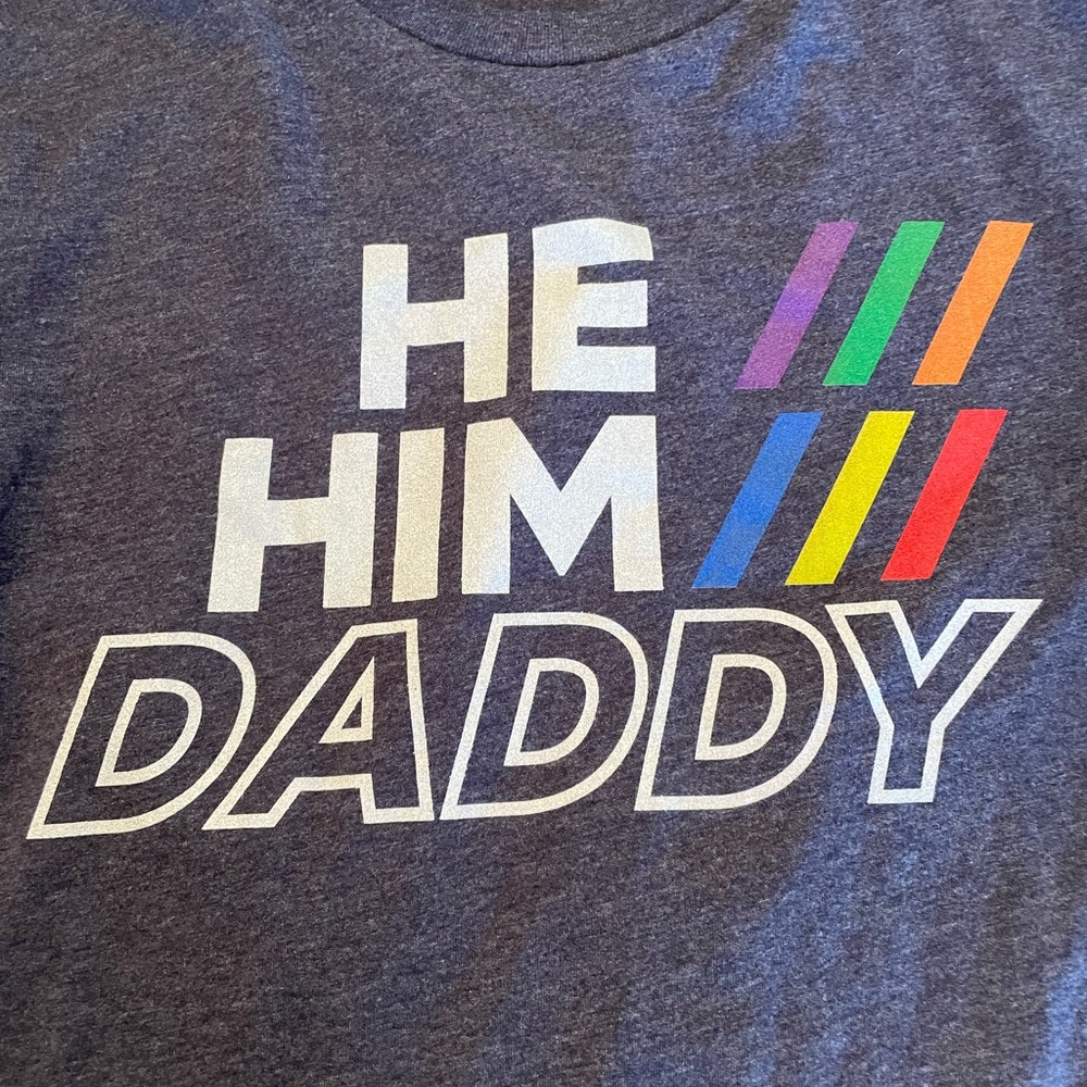 Swish Embassy He Him Daddy t-shirt size L